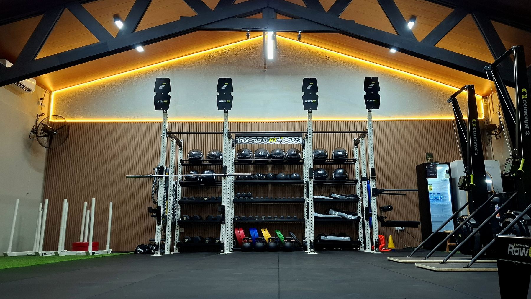 The training floor
